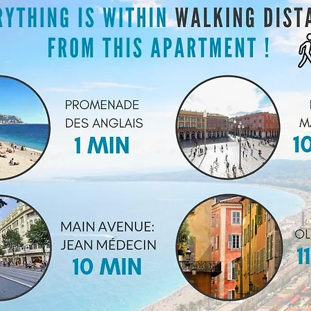 Apartment Nestor&jeeves - L'artiste Rotonde - Central - Very Close Sea Nice